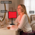 UOYO 411-B desktop red light therapy panel on a table