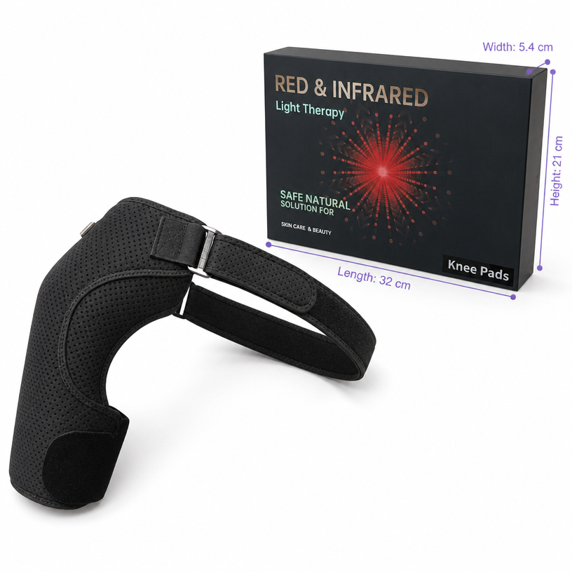 Red Light Therapy Shoulder Brace HGHJ03 | Wireless Heat & Vibration Massager